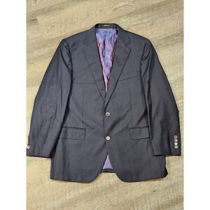 Bartorelli Napoli Abito Sartoriale Blazer Navy Blue Two Button Sport Coat